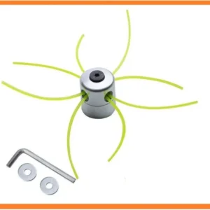 Testina filo per Decespugliatore Tagliaerba Universale alluminio multifilo con Kit di Accessori