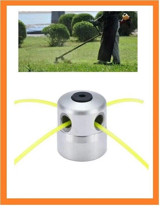 Testina filo per Decespugliatore Tagliaerba Universale alluminio multifilo con Kit di Accessori