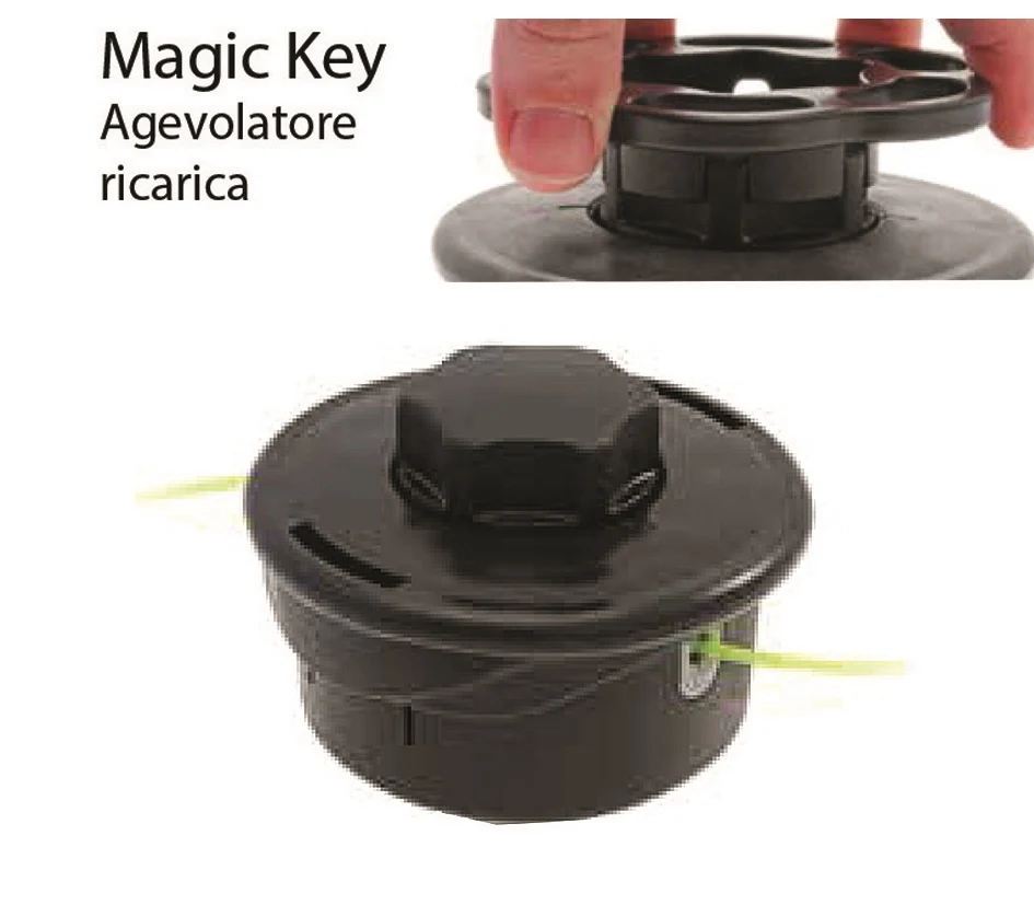 TESTINA PER DECESPUGLIATORE BATTI E VAI GARDEN DEVIL F mm.10x1,25 sinistrorso