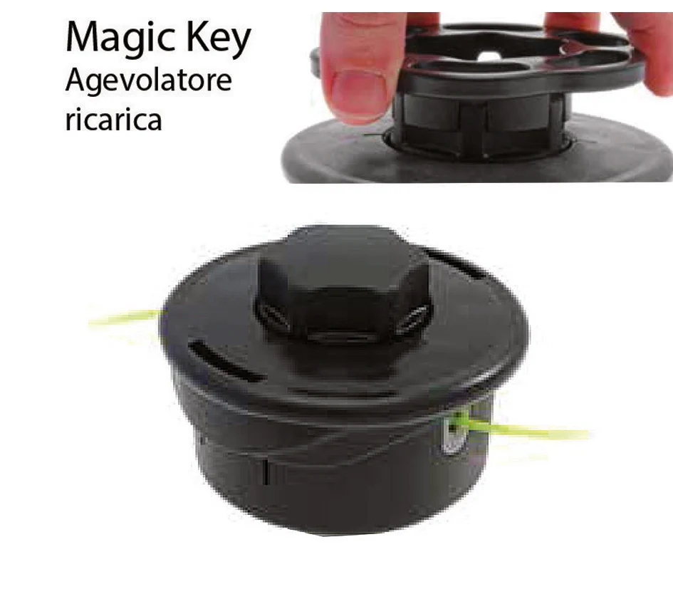 TESTINA PER DECESPUGLIATORE BATTI E VAI GARDEN DEVIL F mm.10x1,25 sinistrorso