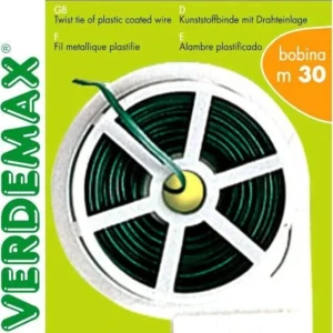 VERDEMAX 4560 - FILO ANIMATO PLASTIFICATO MT 30 CON SISTEMA DI TAGLIO
