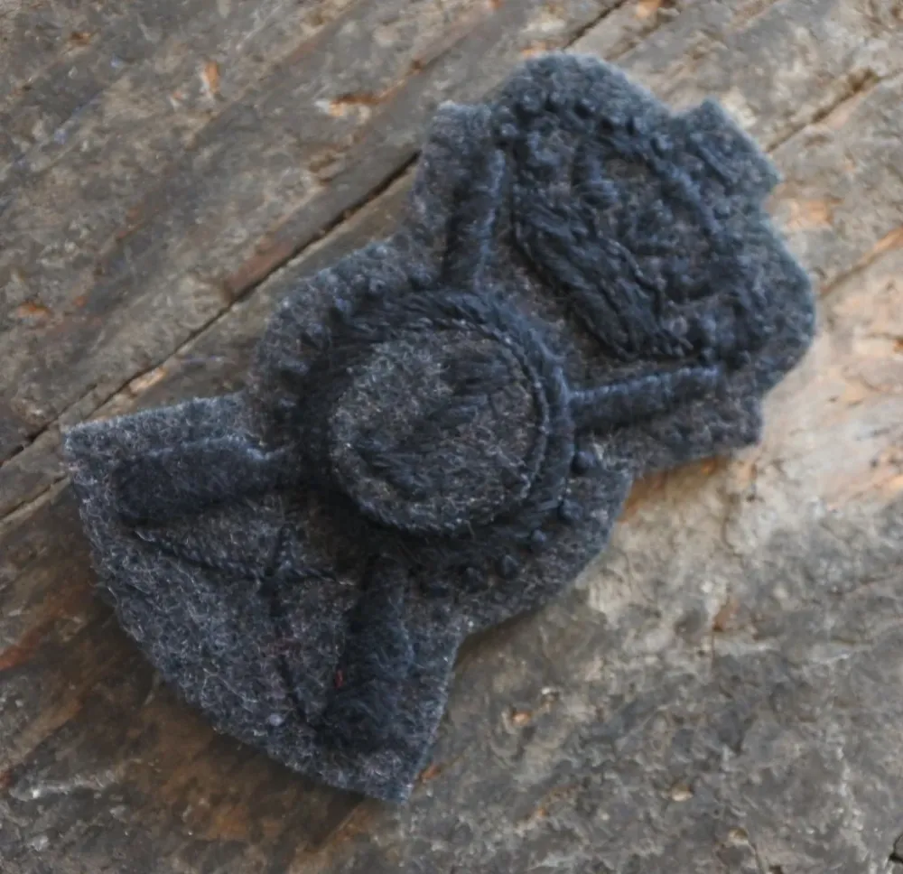 WW2 RIPRODUZIONE FREGIO BUSTINA FANTERIA 1° REGGIMENTO FILO NERO