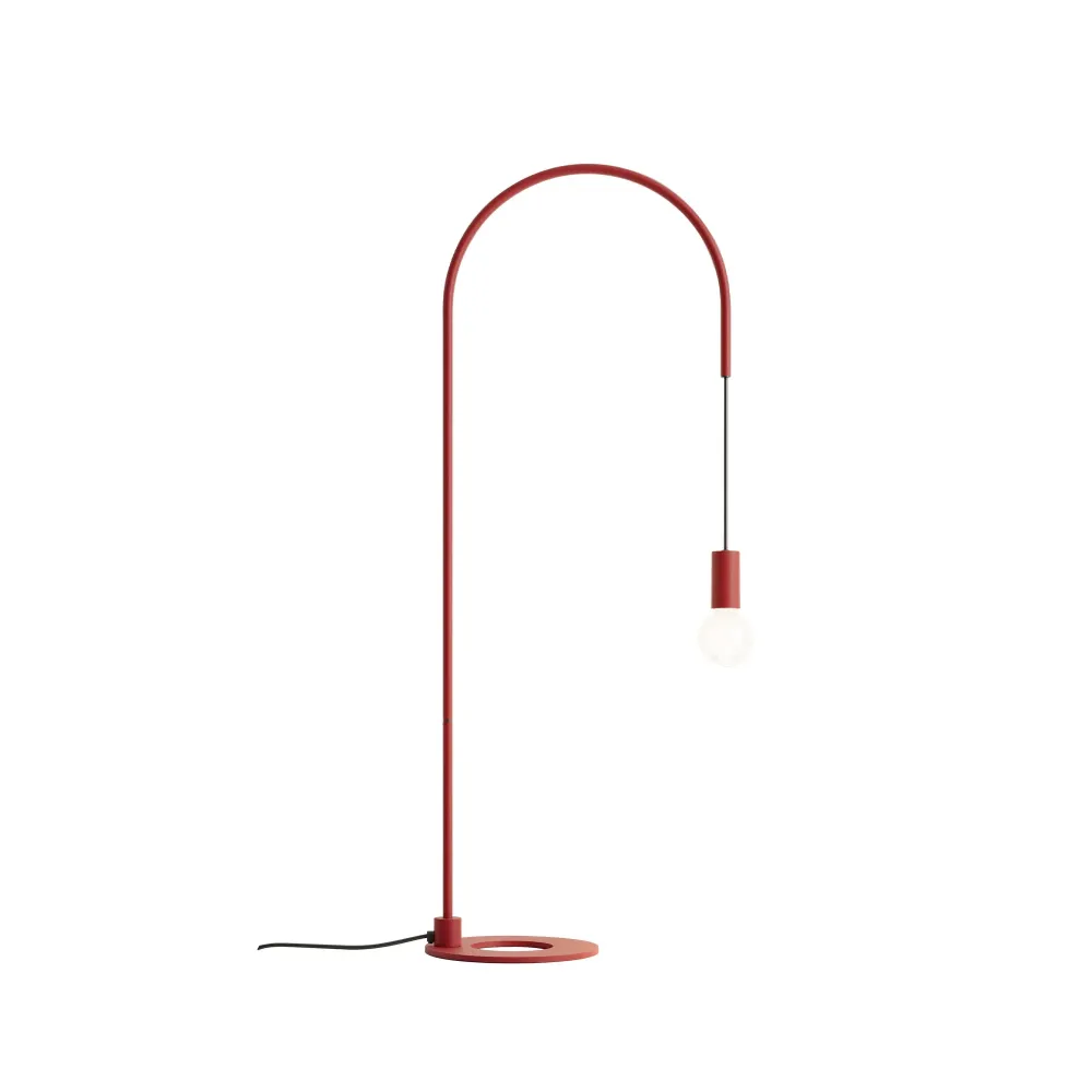 Zafferano Lampada da Tavolo Filo H113,6 cm Rosso Opaco