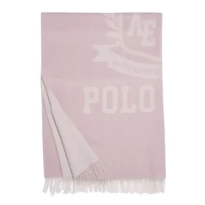 ADAMSBRO CASHMERE WOOL THROW EQBLUSH