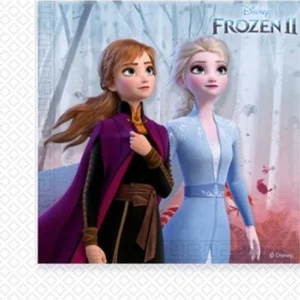 Pack di 20 Tovaglioli di Elsa e Anna di Frozen 2 Liragram