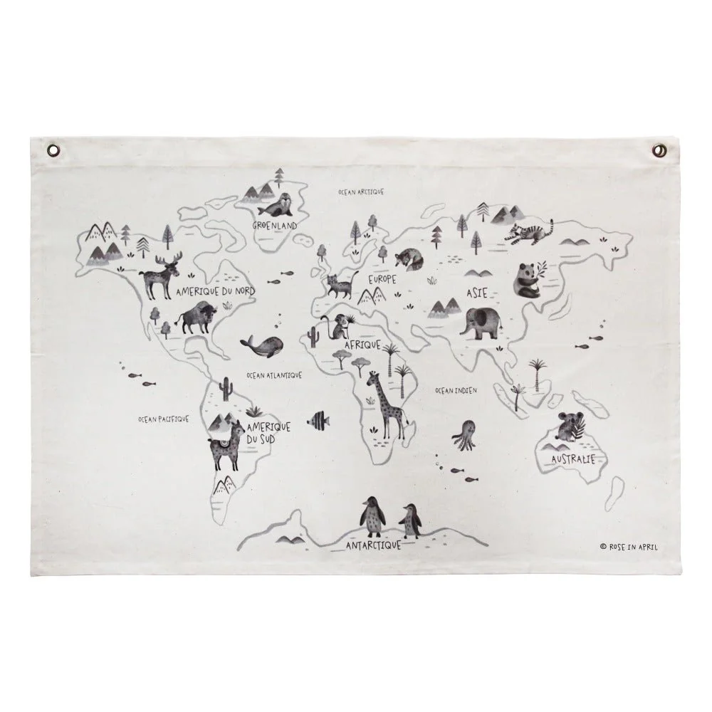 Mappa del Mondo Versione Francese