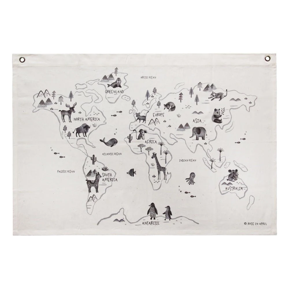 Mappa del Mondo Versione Inglese
