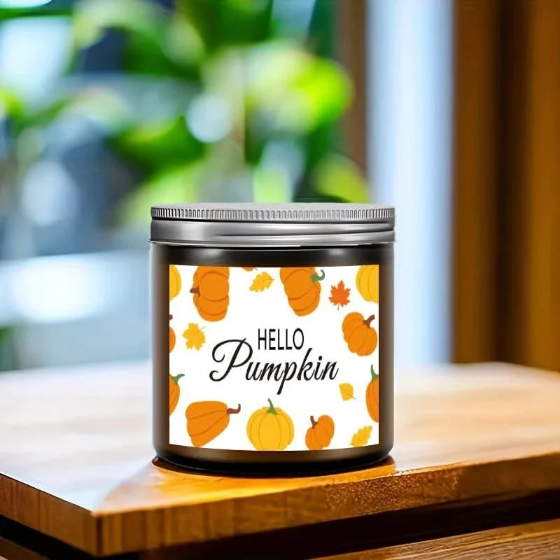 AutumnGlow Candela profumata – Candela cera di soia con aromi autunnali, 200g, lunga durata di combustione Cozey Maison