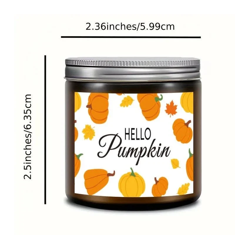 AutumnGlow Candela profumata – Candela cera di soia con aromi autunnali, 200g, lunga durata di combustione Cozey Maison