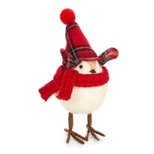 Uccellino decorativo con cappello Bear Wonderland NUVOLE DI STOFFA
