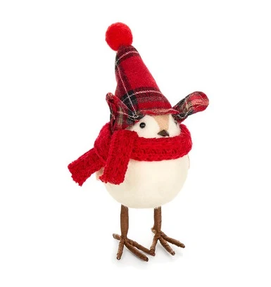 Uccellino decorativo con cappello Bear Wonderland NUVOLE DI STOFFA