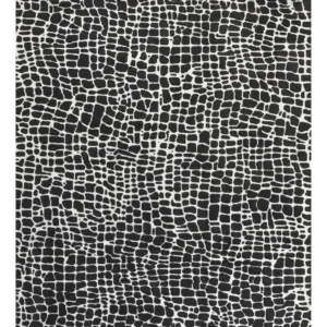 Tappeto bianco e nero 300 x 400 cm PUNGE