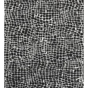 Tappeto bianco e nero 300 x 400 cm PUNGE