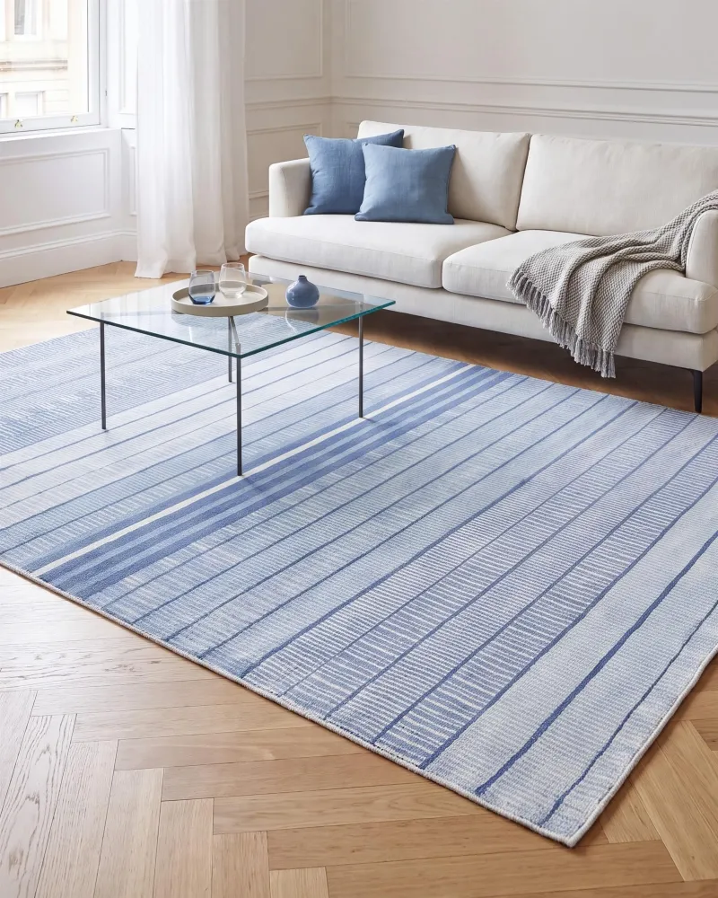 Tappeto blu chiaro 160 x 230 cm pelo breve YARDERE