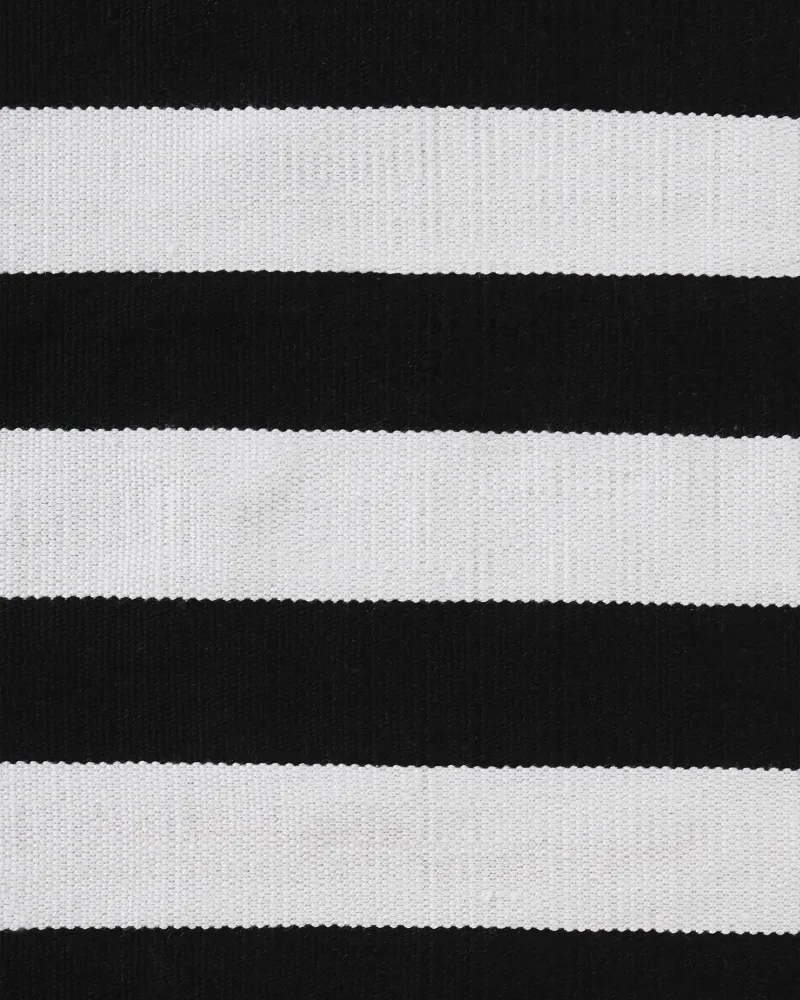 Tappeto da esterno bianco-nero 80 x 150 cm TAVAS