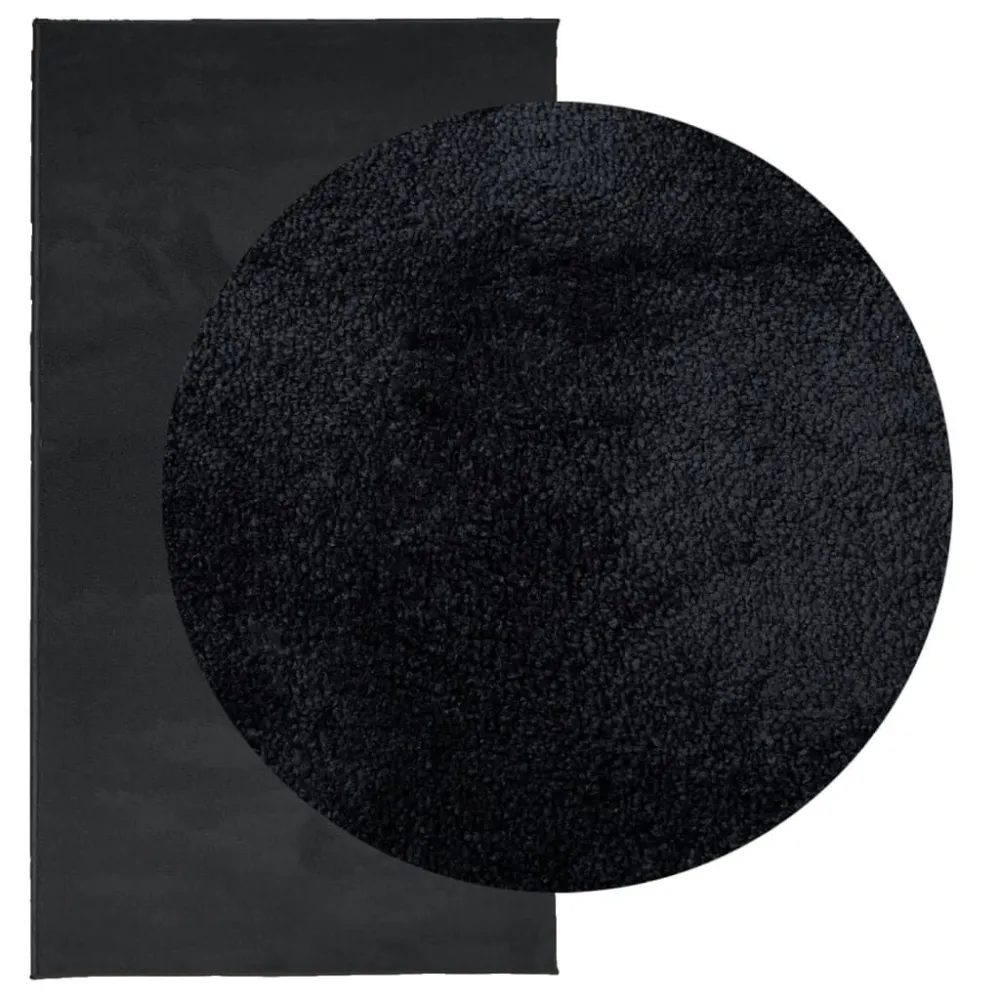 Tappeto OVIEDO Pelo Limitato Nero 60x110 cm