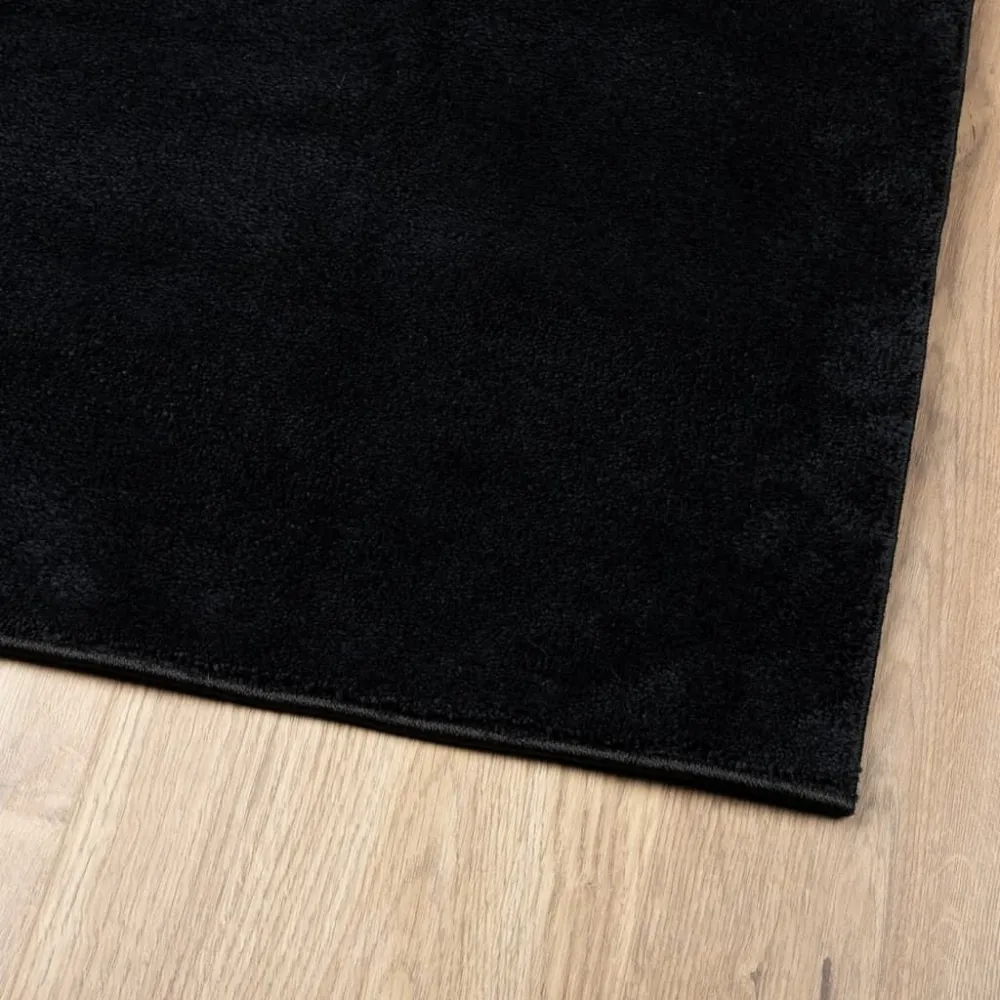 Tappeto OVIEDO Pelo Limitato Nero 60x110 cm