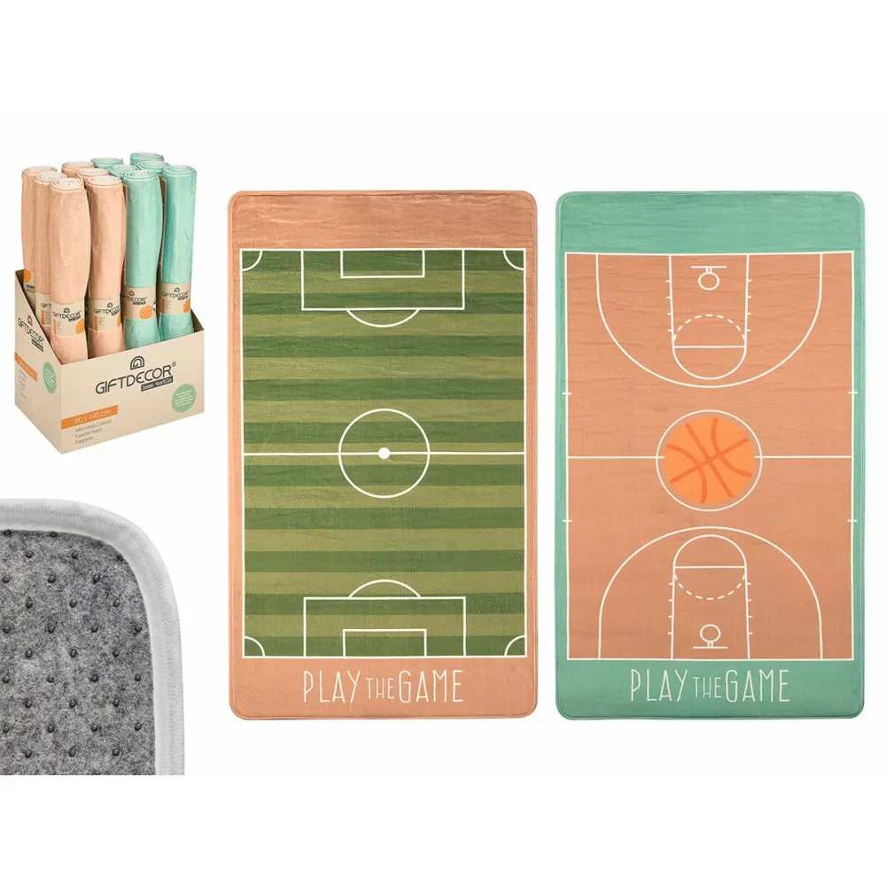 Tappeto per Bambini Gift Decor Sport 140 x 0,6 x 80 cm Multicolore (12 Unità)