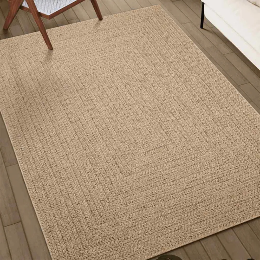Tappeto ZIZUR 60x110 cm Aspetto Iuta per Interni ed Esterni