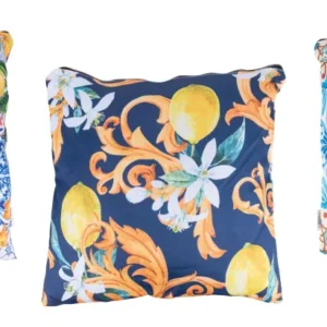 Set 3 Cuscini Decorativi 45x45 cm Poliestere VdE Tivoli 1996 italian Beauty
