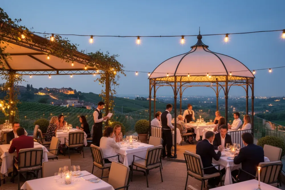 Gazebo Dehors Ristoranti Bar Cuneo Alba - Copertura Esterni Piemonte