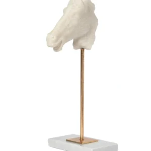 ADAMSBRO RAISED MARBLE HORSE