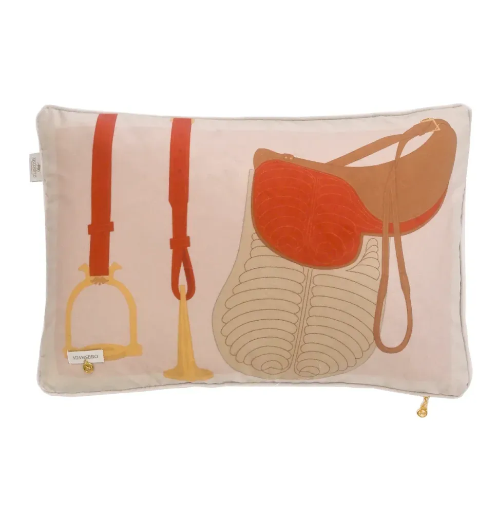 ADAMSBRO HERITAGE SADDLE SOFT PINK