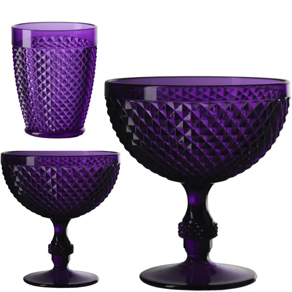Mario Luca Giusti Crystal Purple Set 12pcs
