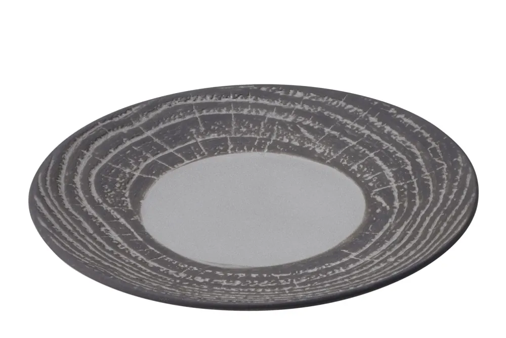 Piastra di dessert rivolta H: 2 cm, Ø 21,5 cm, pepe RE648475
