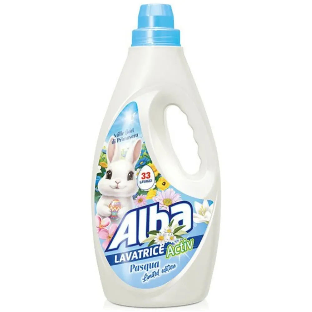 Detergente Lavatrice - Alba Activ - Limited Edition Pasqua: Mille Fiori di Primavera - 33lav - 1,850lt