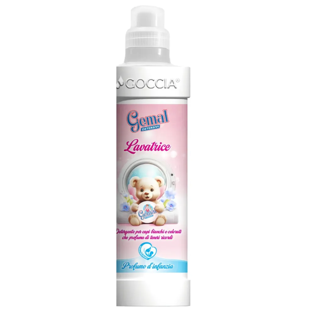 Detergente Lavatrice - Gemal Goccia - Profumo D'infanzia - 1LT