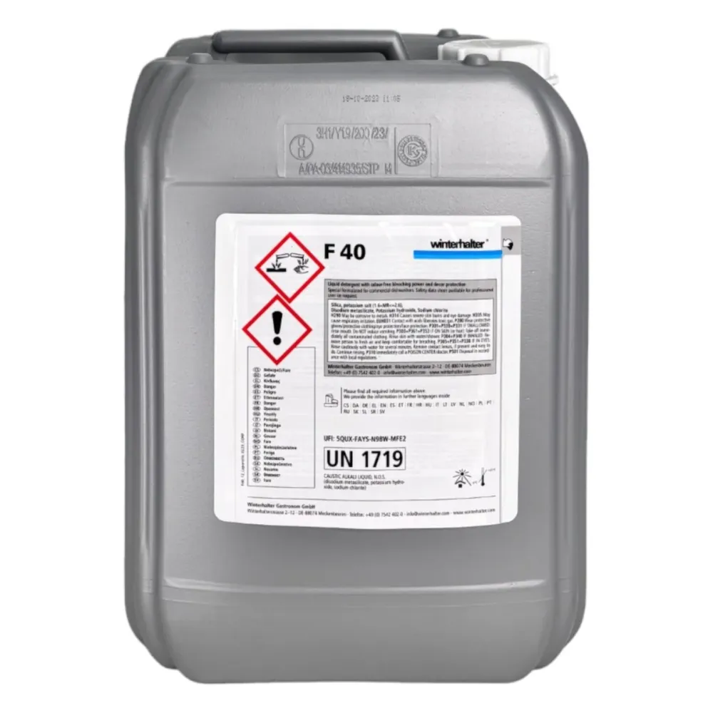 Winterhalter Detergente per vetri F40 12 kg