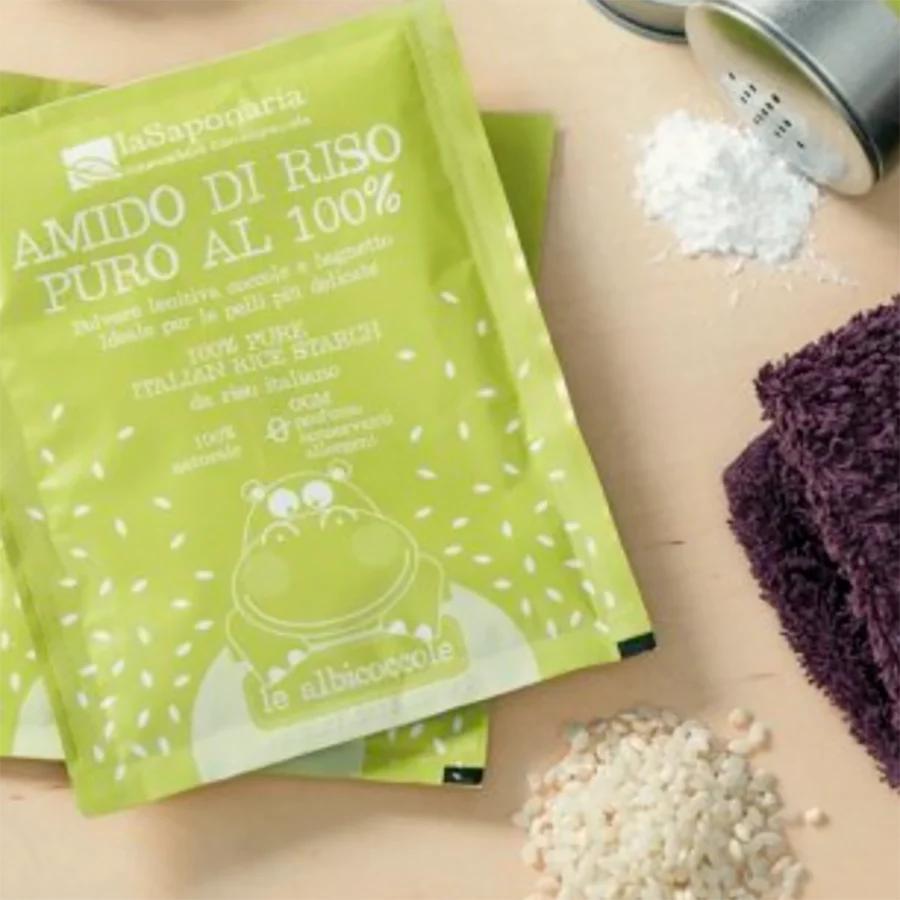 Amido di riso puro al 100% – La Saponaria