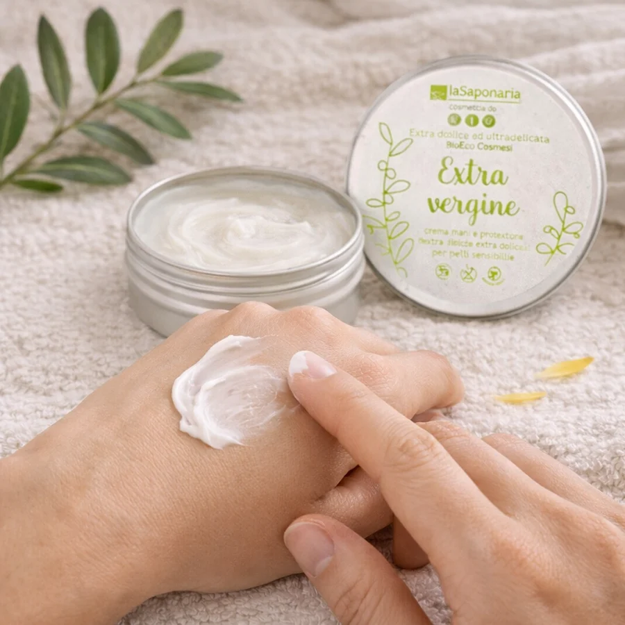 Bio crema mani extravergine – La Saponaria
