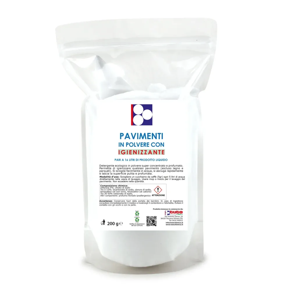 Pavimenti igienizzante polvere 200gr