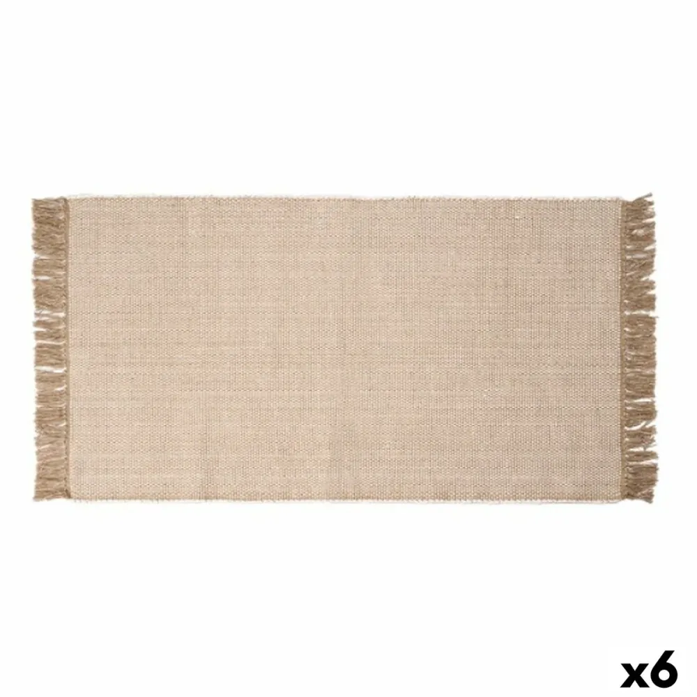 Tappeto Gift Decor Panna 140 x 80 cm (6 Unità)