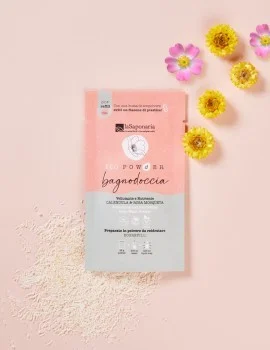 ECO POWDER Bagnodoccia polvere da reidratare - Vellutante e Nutriente - Calendula & Rosa Mosqueta LA SAPONARIA