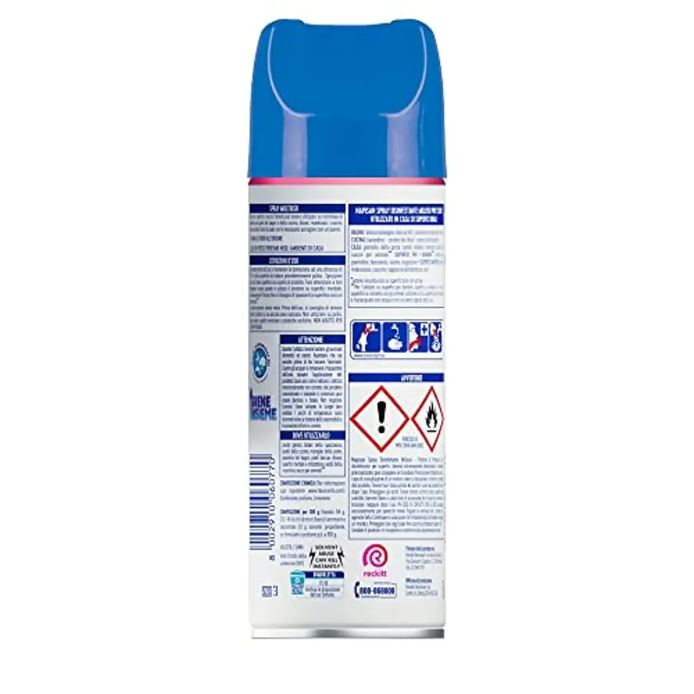 Napisan Spray Disinfettante Ambienti Milleusi, Disinfettante Spray per Tessuti e Superfici, Fragranza Profumo Di Primavera...