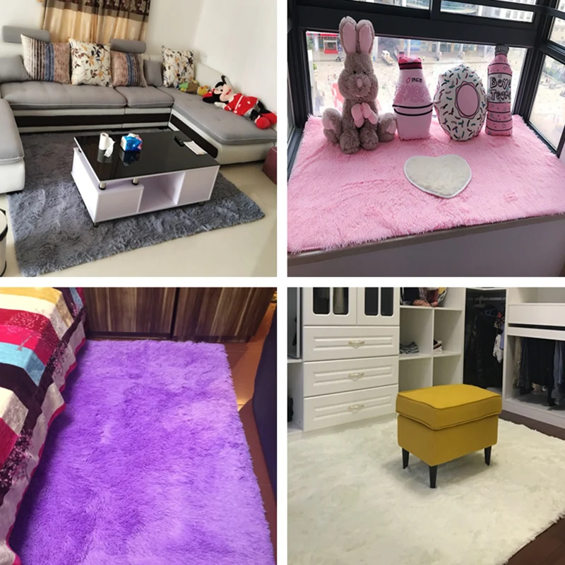 Flessibile tappeto solido Tappeto minimalista multicolore Soffice tappeto lavabile lavabile per animali domestici Tappeto...