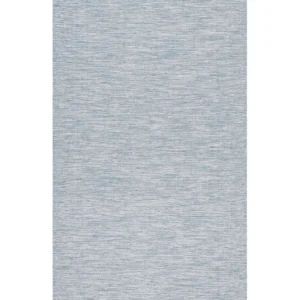 Tappeto cotone azzurro palese 80 x 150 cm DERINCE