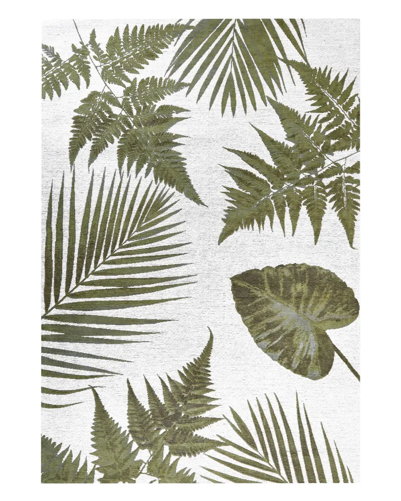 Tappeto cotone verde 140 x 200 cm BARZAH | Disinfettante |