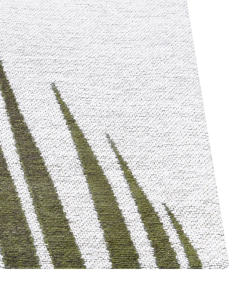Tappeto cotone verde 140 x 200 cm BARZAH | Disinfettante |
