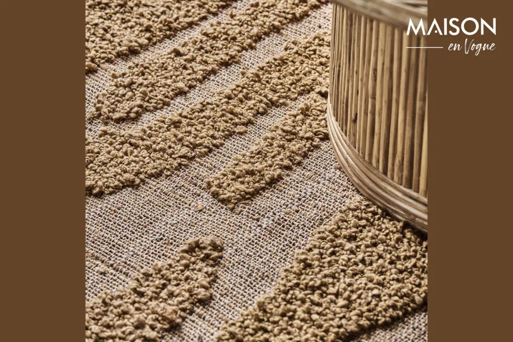Tappeto marrone fibra naturale 200x140 cm Prendi House Doctor - 200cm