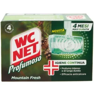 Wc net tavoletta mountain fresh - confezione da 4 tavolette