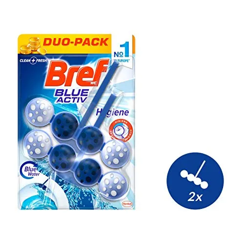 Bref Blue Activ Detersivo per WC, Sfere detergenti WC la massima...