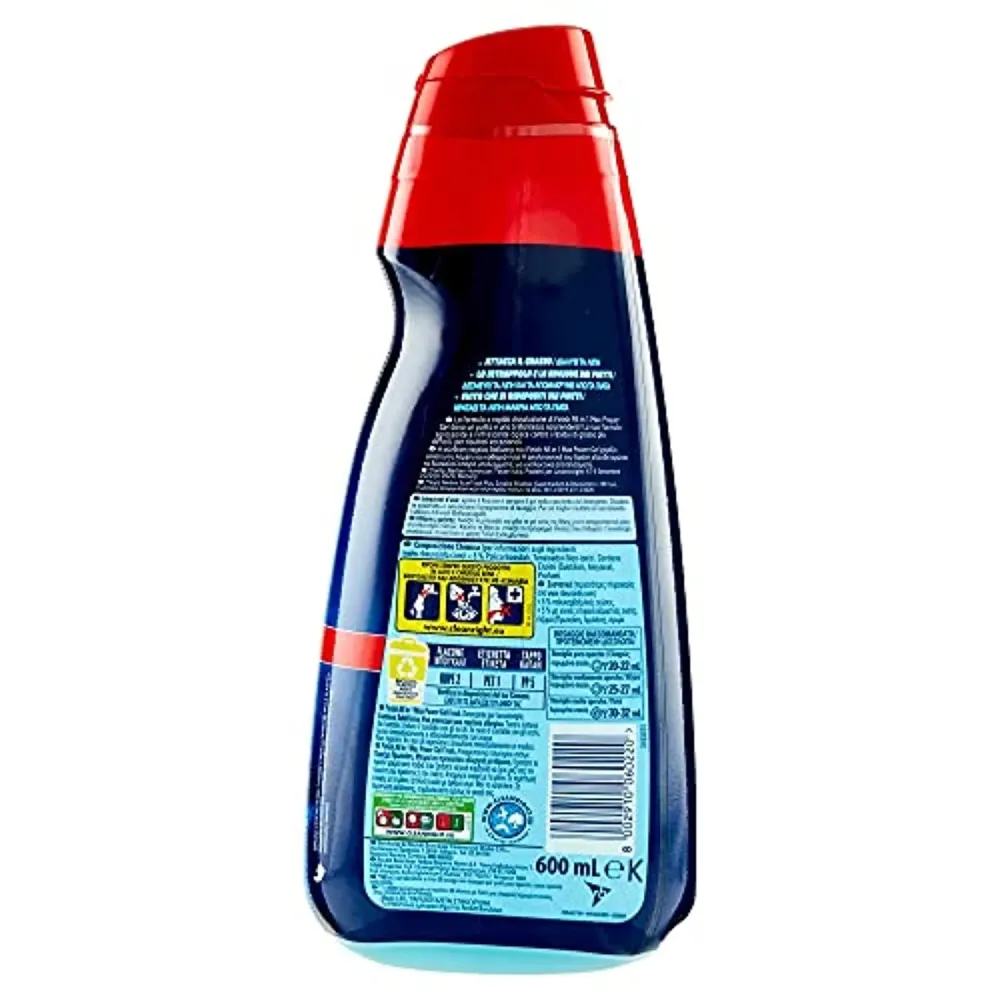 Finish Powergel Gel Detersivo per Lavastoviglie Liquido, Multiazione, Poteri Sgrassanti, Fresh, 120 Lavaggi, 4 Confezioni...