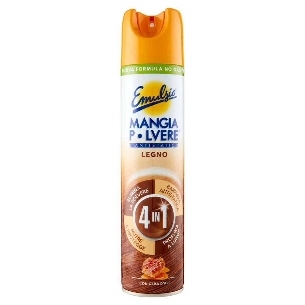 Emulsio Mangia Polvere l'Antistatico Legno 4 1 300 ml