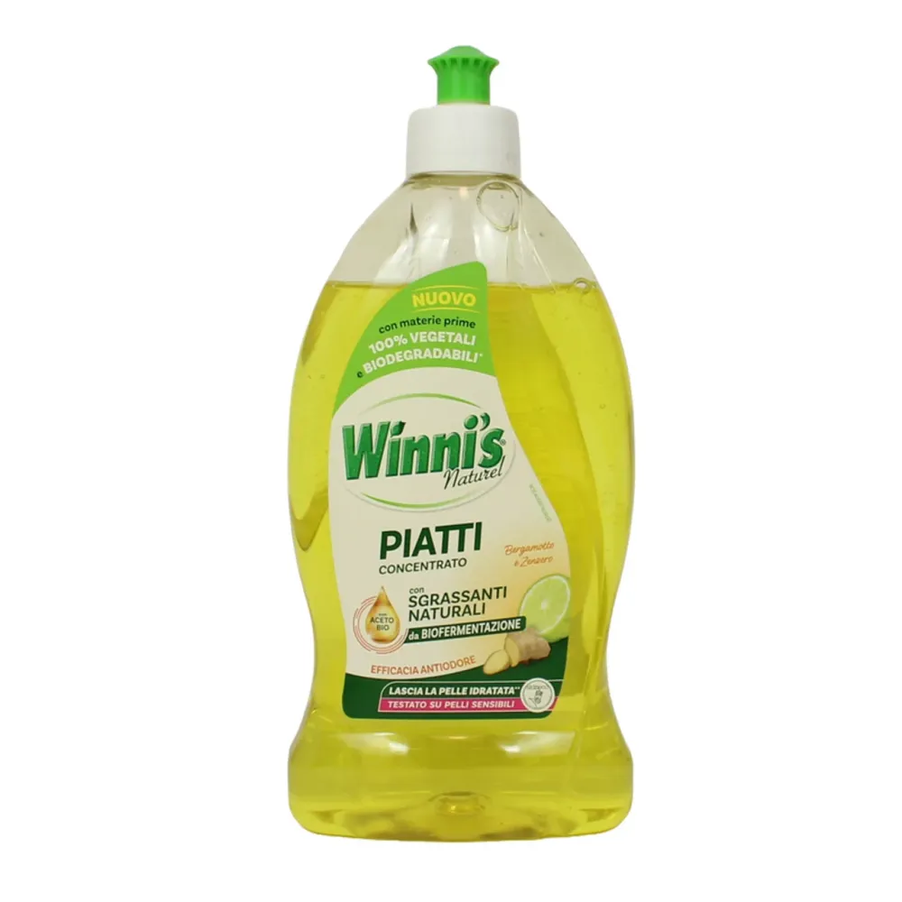 Winni's Piatti Concentrato Bergamotto e Zenzero Ml480