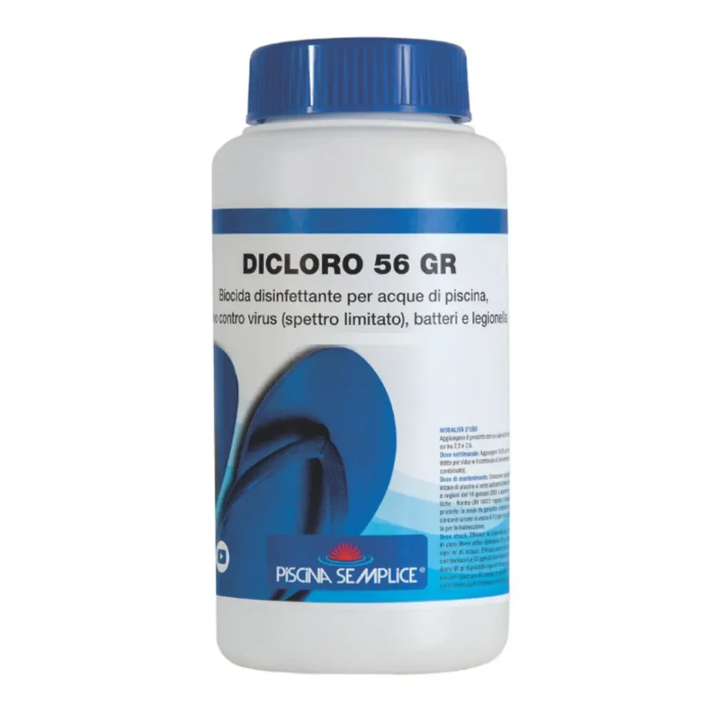 Dicloro Granulare 56% per Piscina LAPI 1 Kg Sanificante Polvere