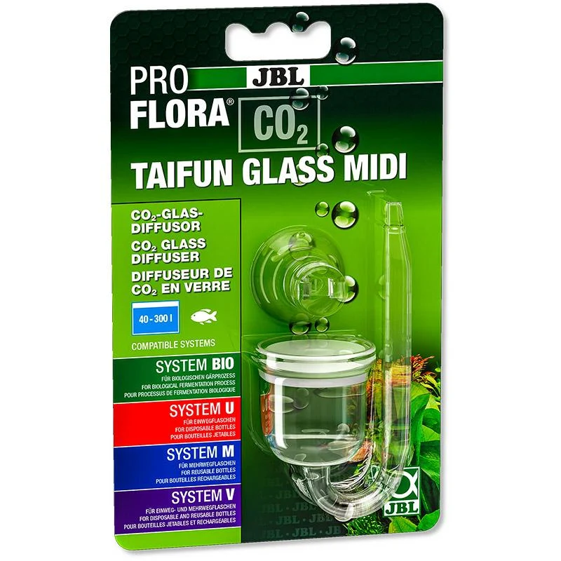 Taifun Glass Midi JBL Proflora - Glass CO2 Diffuser